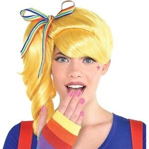 Cosplay Blonde Haired Wig, Halloween Wig, 80’s wig, Halloween party, New